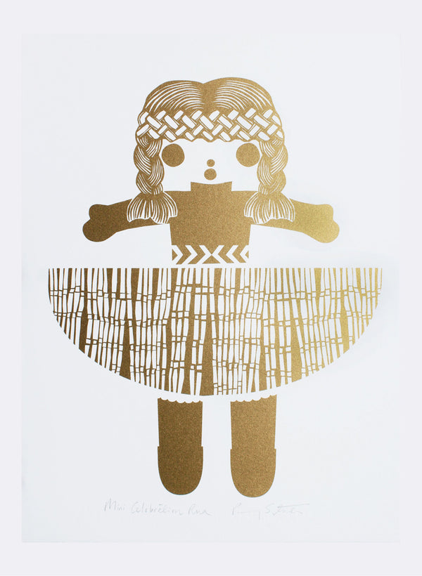 Mini Celebration Girl (gold)